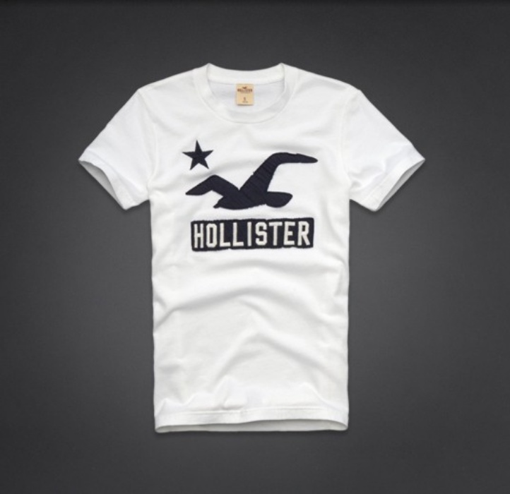Hollister Hombres De Cuello Redondo Corto Remera HCO4118